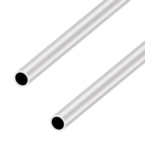 LAVMHAB 6063 Aluminium Rundrohr 20mm x 16mm 2.0mm Wandstärke 400mm Länge, Runde Aluminium rohre Aluminium-Schläuche Gerade Rohre (2 Stück) von LAVMHAB