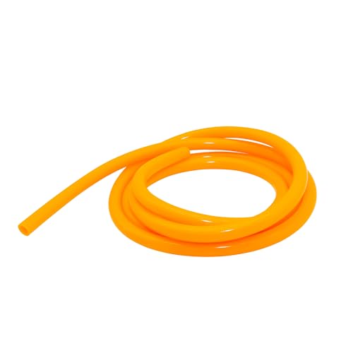 LAVMHAB Silikonschlauch 8mm ID x 12mm OD 1.5 Meter Länge, Flexibler Silikon Gummi-Schläuche Wasser Luft Rohre für die Pumpe übertragen (Orange) von LAVMHAB