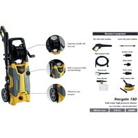 Hochdruckreiniger Lavor Stargate 180 - 180 bar, 2 500 W, Durchflussmenge 510 L/h, mit Schlauchtrommel und Reinigungsmitteltank Hochdruckreiniger Lavor Stargate 180 - 180 bar, 2 500 W, Durchflussmenge 510 L/h, mit Schlauchtrommel und Reinigungsmitteltank von LAVOR