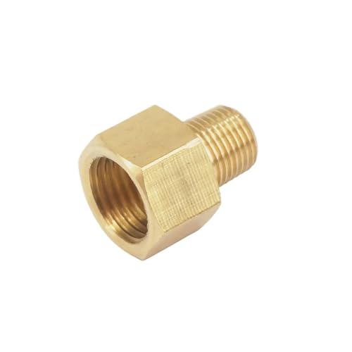 1/8" NPT Male x 1/4" BSPP Female Brass Pipe Fitting Connector Adapter For Pressure Gauge von LAVWZDQOWD