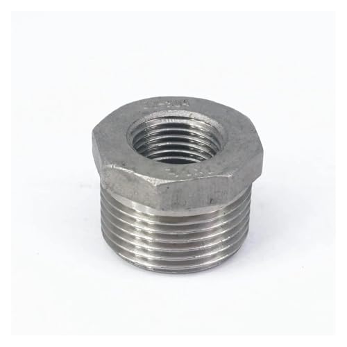 1" BSP Male to 3/8" BSP Female 304 Stainless Steel Reducer Reducing Bush Fitting 1" BSP Male to 3/8" BSP Female 304 Stainless Steel Reducer Reducing Bush Fitting von LAVWZDQOWD