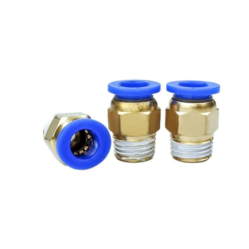 10pcs BSPT PC8-02 Air Pneumatic Fitting 8mm Tube 1/4" Male Thread Air Pipe nipple brass Connector 10pcs BSPT PC8-02 Air Pneumatic Fitting 8mm Tube 1/4" Male Thread Air Pipe nipple brass Connector von LAVWZDQOWD
