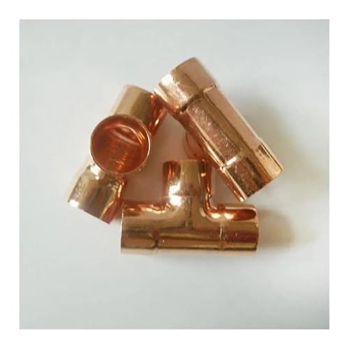 19mm Inner Dia x1.5mm Thickness Copper Equal Tee Socket Weld End Feed Coupler Plumbing Fitting Water Gas Oil 19mm Inner Dia x1.5mm Thickness Copper Equal Tee Socket Weld End Feed Coupler Plumbing Fitting Water Gas Oil von LAVWZDQOWD