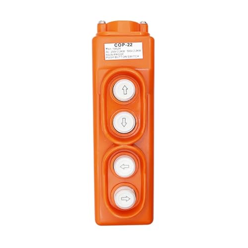 1PC Rainproof 4 Way Hoist Pendant Control Station Push Button Switch COP-22 von LAVWZDQOWD