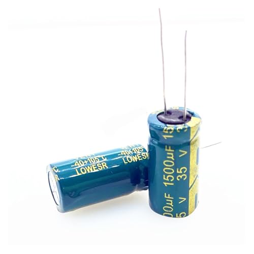 2pcs/lot T21 Low ESR/Impedance High Frequency 35v 1500UF Aluminum Electrolytic Capacitor Size 13x21mm 1500UF35V 20% 2pcs/lot T21 Low ESR/Impedance High Frequency 35v 1500UF Aluminum Electrolytic Capacitor Size 13x21mm 1500UF35V 20% von LAVWZDQOWD