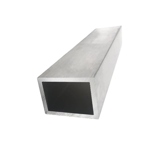 1 Stück Aluminiumlegierungsrohr, Länge 495 mm, leichtes AL-Vierkantrohrprofil for die Innendekoration(10x10x2mm) von LAXALO