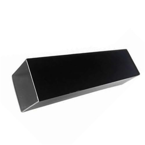 2 Stück quadratische schwarze Aluminiumprofile, Länge 495 mm, rechteckige Rohre, Haltbarkeit for DIY-Möbel(60x80x1.4mm) von LAXALO