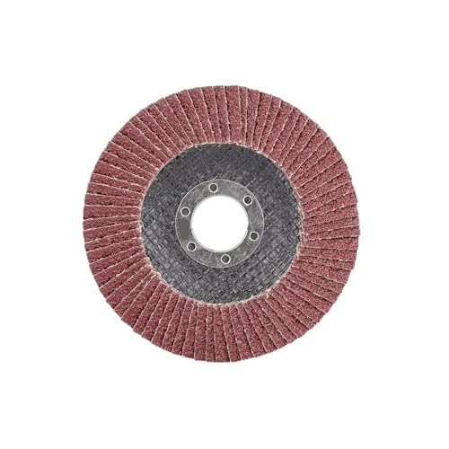 Fächerschleifscheibe Schleifscheiben 115/125 mm, Schleifscheiben 40/60/80/ Körnung Winkel Fächerscheibe 1 Stück(115mm x 22mm x 40) von LAXALO