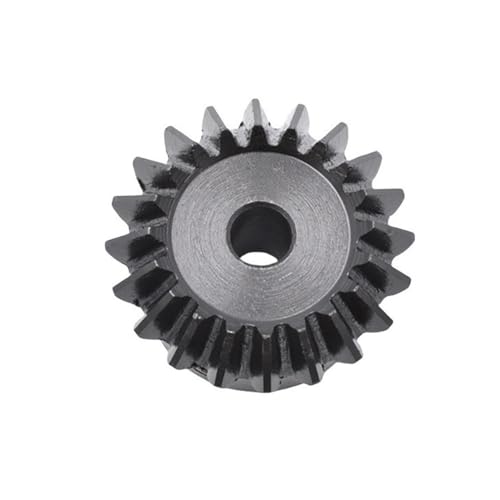 LAXALO 1 Modul 20/25/30 Zähne 1:1 Kegelrad, 45 Stahl 90 Grad Eingriffswinkel Stahlzahnrad 5/6/8//10/12/14/15mm 1 Stück(6MM*20) von LAXALO