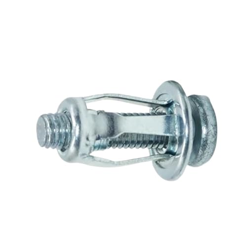 LAXALO 10 Stück M4 M5 M6 Blütenblattförmige Metallmuttern, leichte Expansionsschraube aus Kohlenstoffstahl, Nietmutter for dekorative Zwecke(M4x20) von LAXALO