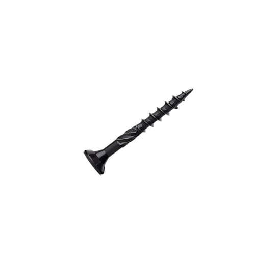 LAXALO 20 Stück Sechslappen-Rändelschrauben for elektronische Geräte, 38 mm – 125 mm, hochtemperaturbeständige schwarze Schrauben(38mm) von LAXALO