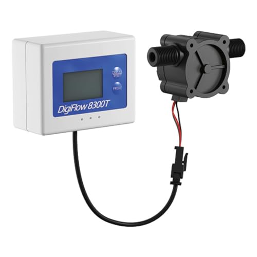 Flowmeter Digiflow 8300T-22F für Wasserfilter | Flowmeter für Wasserfilter | Elektronische Wasseruhr für Wasserfilter | Filterwechselanzeige für Wasserfilter, Wasserfilteranlagen, Umkehrosmoseanlagen von LAXARA