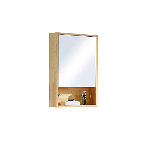Wandschrank für Badezimmer | Medizinschrank | Wandspiegelschrank | Wandmontage Lagerregal | Schrank mit gerahmten Spiegeltür | Badezimmerspiegel von LAXF-Spiegel