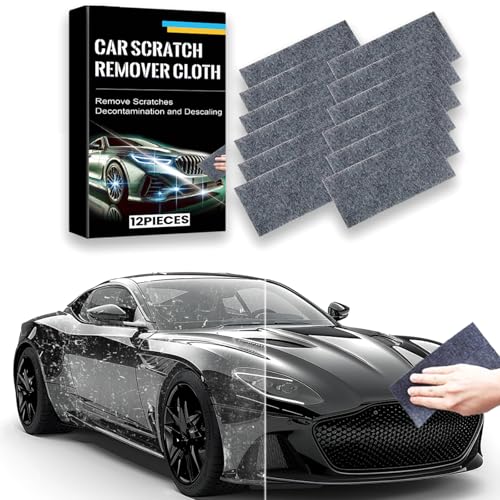 LAXISCREED 12 Stück Nano Sparkle Tuch – Kratzer Entferner Auto, Nano Sparkle Tuch Auto Kratzer Original, Entfernt Effektiv Autokratzer, Wasserflecken & Farbreste LAXISCREED 12 Stück Nano Sparkle Tuch – Kratzer Entferner Auto, Nano Sparkle Tuch Auto Kratzer Original, Entfernt Effektiv Autokratzer, Wasserflecken & Farbreste von LAXISCREED