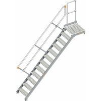 112 Treppe mit Plattform 45° 60cm 12 Stufen - Layher von LAYHER