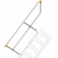 Handlauf für Treppe mit Plattform 60° 14 Stufen - Layher von LAYHER