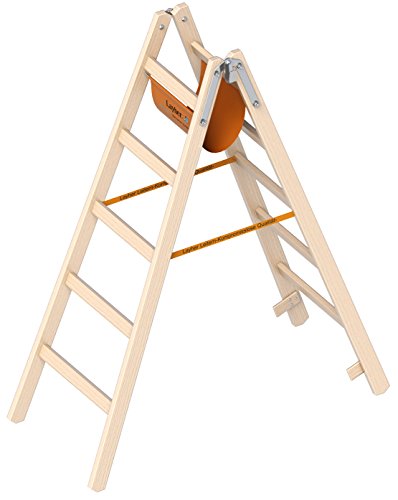 Holzstehleiter 2x5 Sprossen Holzstehleiter 2x5 Sprossen von Layher