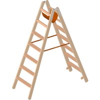 Holzstehleiter mit Stufen 1020 2 x 7 Sprossen - Layher Holzstehleiter mit Stufen 1020 2 x 7 Sprossen - Layher von LAYHER