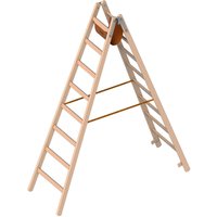 Layher 1053 Holzstehleiter nach Ö-Norm Z1501 2x8 Sprossen Layher 1053 Holzstehleiter nach Ö-Norm Z1501 2x8 Sprossen von LAYHER
