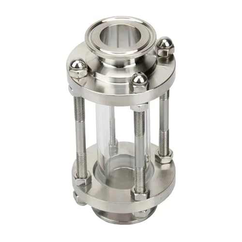 1,5 "Tri Clamp Clover Flow Schauglas Dioptrien Fit 38mm Rohr OD SUS 304 Edelstahl Fitting Homebrew 1,5 "Tri Clamp Clover Flow Schauglas Dioptrien Fit 38mm Rohr OD SUS 304 Edelstahl Fitting Homebrew von LAYMXNDIO