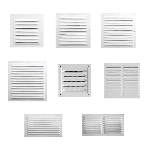 Aluminiumlegierung Lüftungsgitter Heizung Kühlung Lüftungsschlitze Platte Luftsystem Netzabdeckung Bildschirm Belüftungsabdeckung(200x200mm) von LAYMXNDIO