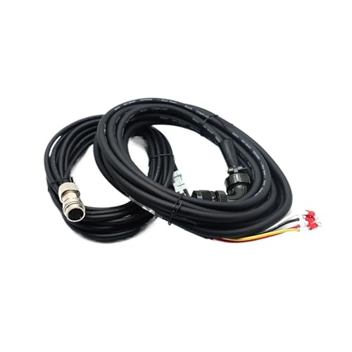 Hochleistungs-Servomotor-Encoderkabel ASD-B3EN1003 ASD-B3EN1005 Stromkabel ASD-B3PW1003 ASD-B3PW1005 for B3-Serie(Color:Brake Cable,Size:15M) von LAYMXNDIO