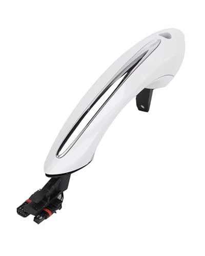 Außentürgriff 4 STÜCKE Weiß Außen Außen Keyless Go Türgriff Set Für 5 7 Serie F07 F10 F11 F12 F13 F01 51217231931(Rear Left Side) von LAYYSD