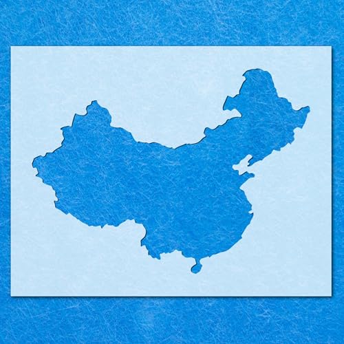 China-Schablone, Mylar-Airbrush-Malerei, Wandkunst China-Schablone, Mylar-Airbrush-Malerei, Wandkunst von LAZER NINJA