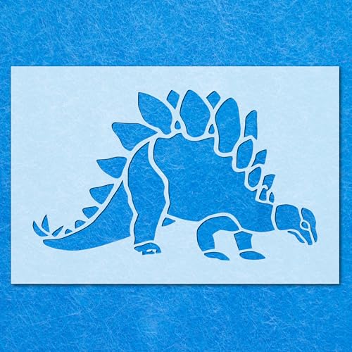 Dinosaurier-Stegosaurus-Schablone, 1 Schablone, Mylar-Airbrush-Malerei, Wandkunst, Handwerk Dinosaurier-Stegosaurus-Schablone, 1 Schablone, Mylar-Airbrush-Malerei, Wandkunst, Handwerk von LAZER NINJA