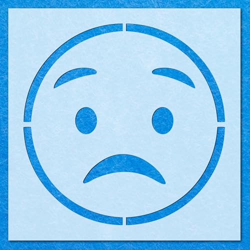 Emoji-Schablone, Mylar, Airbrush-Malerei, Wandkunst, Handwerk Emoji-Schablone, Mylar, Airbrush-Malerei, Wandkunst, Handwerk von LAZER NINJA