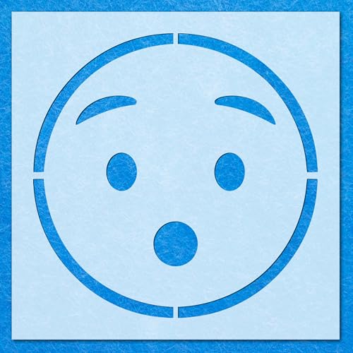 Emoji-Schablone, Mylar-Airbrush-Malerei, Wandkunst, Handwerk Emoji-Schablone, Mylar-Airbrush-Malerei, Wandkunst, Handwerk von LAZER NINJA