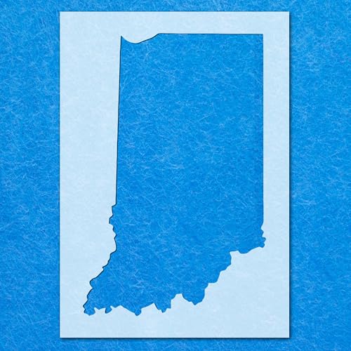 Indiana Schablone, Mylar-Airbrush-Malerei, Wandkunst, Handwerk Indiana Schablone, Mylar-Airbrush-Malerei, Wandkunst, Handwerk von LAZER NINJA