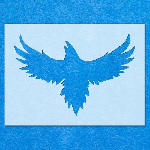 Krähen-Silhouetten-Schablone, Mylar-Airbrush-Malerei, Wandkunst, Handwerk Krähen-Silhouetten-Schablone, Mylar-Airbrush-Malerei, Wandkunst, Handwerk von LAZER NINJA