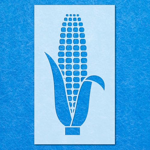 Mais-Schablone, Mylar-Airbrush-Malerei, Wandkunst Mais-Schablone, Mylar-Airbrush-Malerei, Wandkunst von LAZER NINJA