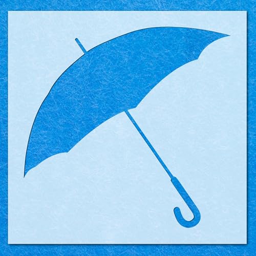 Regenschirm-Schablone, Mylar-Airbrush-Malerei, Wandkunst Regenschirm-Schablone, Mylar-Airbrush-Malerei, Wandkunst von LAZER NINJA