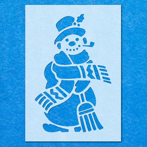 Schablone Schneemann 01, Mylar, Airbrush, Malerei, Wandkunst, Handwerk Schablone Schneemann 01, Mylar, Airbrush, Malerei, Wandkunst, Handwerk von LAZER NINJA