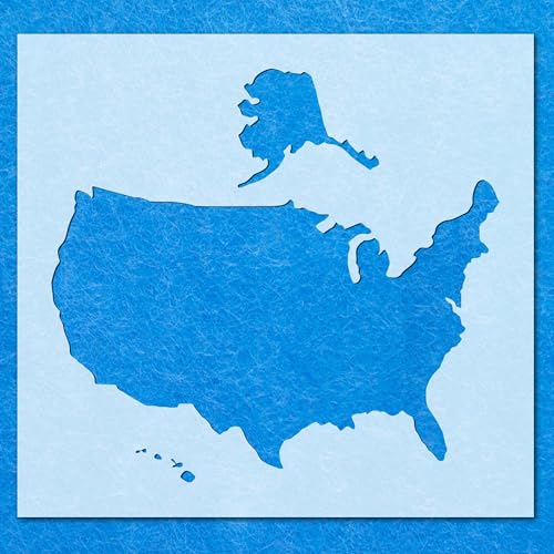 Schablone USA 02, Mylar, Airbrush, Malerei, Wandkunst, Handwerk Schablone USA 02, Mylar, Airbrush, Malerei, Wandkunst, Handwerk von LAZER NINJA