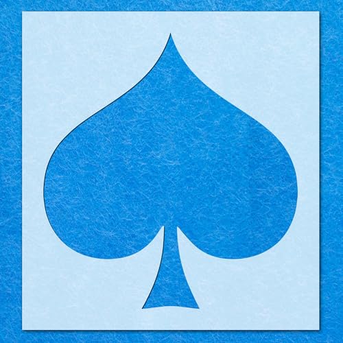 Schablone für Spielkarten, Spaten, Mylar, Airbrush, Malerei, Wandkunst, Handwerk Schablone für Spielkarten, Spaten, Mylar, Airbrush, Malerei, Wandkunst, Handwerk von LAZER NINJA