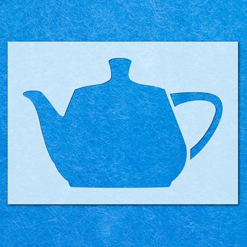 Schablone für Teekanne, Mylar, Airbrush, Malerei, Wandkunst, Handwerk Schablone für Teekanne, Mylar, Airbrush, Malerei, Wandkunst, Handwerk von LAZER NINJA