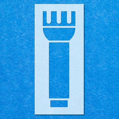 Schablone mit Taschenlampe, Mylar, Airbrush, Malerei, Wandkunst Schablone mit Taschenlampe, Mylar, Airbrush, Malerei, Wandkunst von LAZER NINJA