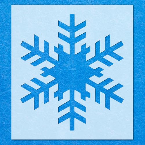Schablonen mit Schneeflocken-Motiv, Mylar, Airbrush, Malerei, Wandkunst, Basteln, 18 Stück Schablonen mit Schneeflocken-Motiv, Mylar, Airbrush, Malerei, Wandkunst, Basteln, 18 Stück von LAZER NINJA