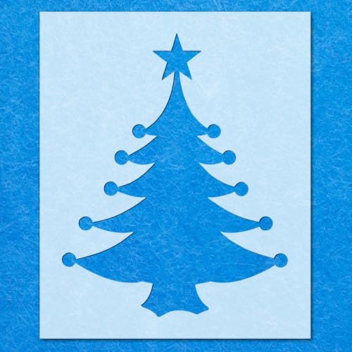 Schablonen mit Weihnachtsbaum, 11 Stück, Mylar, Airbrush, Malerei, Wandkunst, Handwerk Schablonen mit Weihnachtsbaum, 11 Stück, Mylar, Airbrush, Malerei, Wandkunst, Handwerk von LAZER NINJA