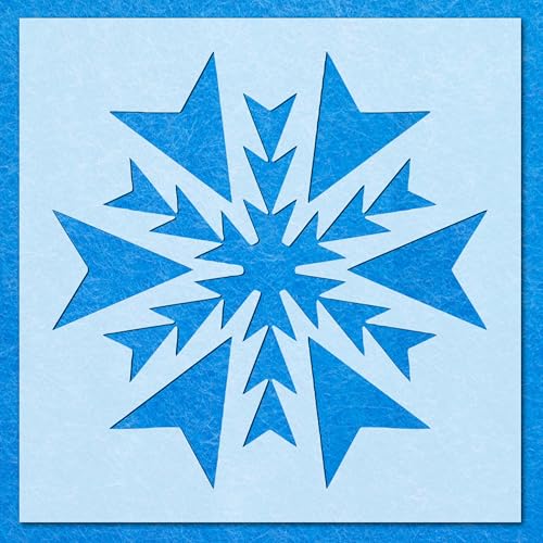 Schneeflocken-Schablone, 19 Stück, 791 x 1024, Mylar-Airbrush-Malerei, Wandkunst, Handwerk Schneeflocken-Schablone, 19 Stück, 791 x 1024, Mylar-Airbrush-Malerei, Wandkunst, Handwerk von LAZER NINJA