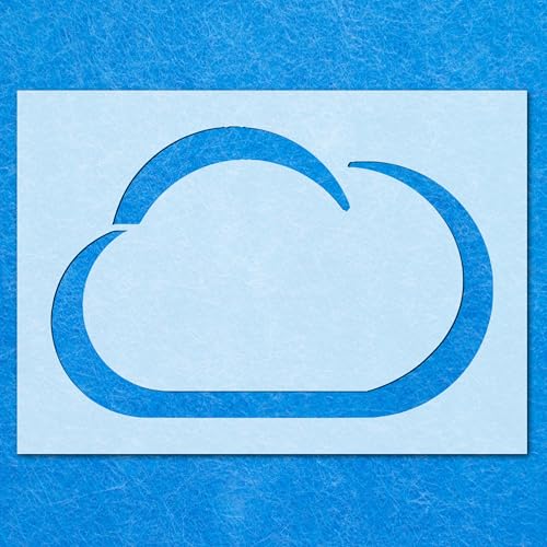 Wetter-Ikonen-Wolkenschablone, Mylar-Airbrush-Malerei, Wandkunst, Handwerk von LAZER NINJA