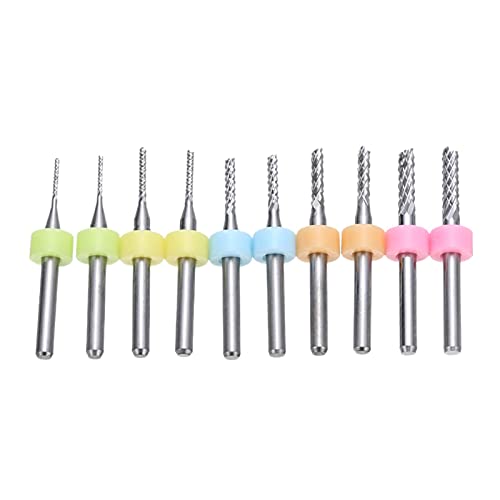 LAZIRO 10 teile/satz Hartmetallbohrer 1-3mm Micro Bohrer Bits Set PCB CNC. Rotationsschneider-Fräswerkzeug LAZIRO 10 teile/satz Hartmetallbohrer 1-3mm Micro Bohrer Bits Set PCB CNC. Rotationsschneider-Fräswerkzeug von LAZIRO