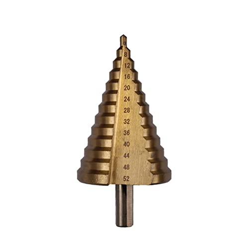 LAZIRO 4-52mm Schritt Kegelbohrer for Metallbohrwerkzeuge for die Holzbearbeitung Triple-Eck-Griff-Kernbohrer Bits Cutters LAZIRO 4-52mm Schritt Kegelbohrer for Metallbohrwerkzeuge for die Holzbearbeitung Triple-Eck-Griff-Kernbohrer Bits Cutters von LAZIRO