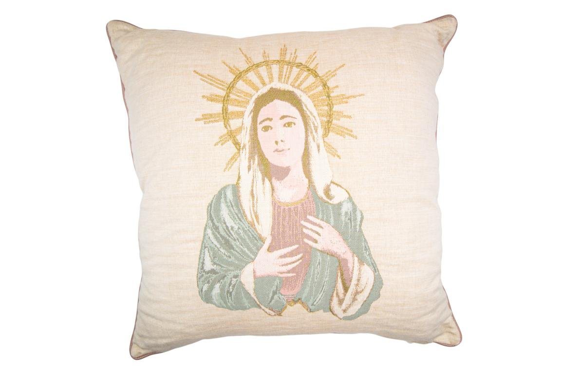 Kissenhülle Kissenhülle Madonna mit Paspel, beige, 60x60 cm, LAZIS von LAZIS