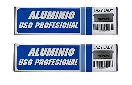 LAZY LADY Professionelles alufolie, Aluminiumpapier, 30 x 300 m, für Küche, alufolie friseur, extra stark (2 Stück) von LAZY LADY