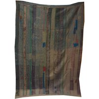 Vintage Kantha Quilt, Decken, Handgemacht, Recycelte Decke, Handgemachter Quilts von LArtisanale
