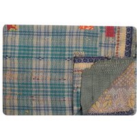 Vintage Kantha Quilt, Decken, Handgemacht, Recycelte Decke, Handgemachter Quilts von LArtisanale